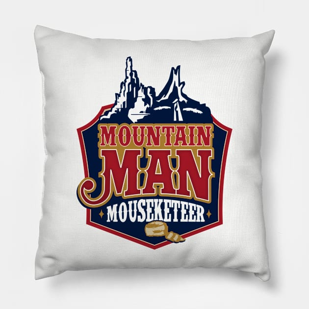 Mountain Man Mouseketeer Pillow by The Mountain Man Mouseketeer