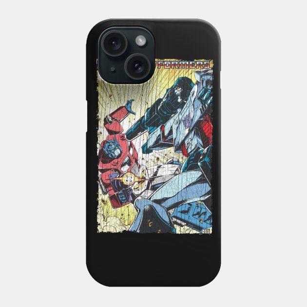 Transformers vintage cover art Phone Case by OniSide