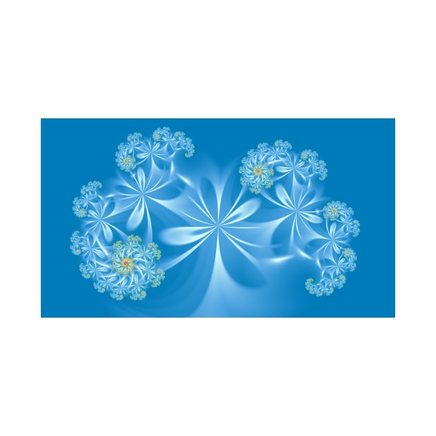 Blue Floral Design by pinkal