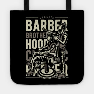 Barber Shop | Barber Art | Old School Cool | Mens Barber Tote