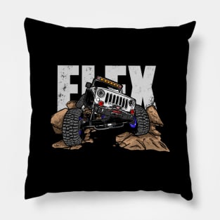 White Jeep Flex Pillow