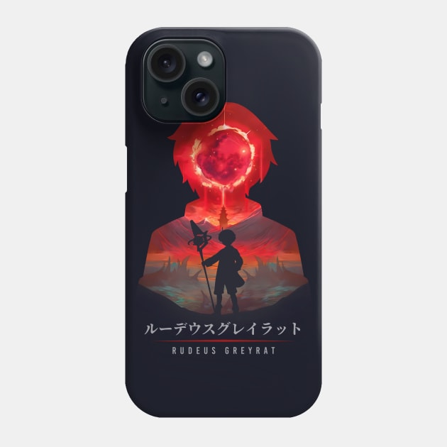 Rudeus - Bloody Illusion Phone Case by The Artz