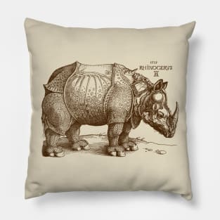 Albrecht Durer's Rhinoceros Pillow