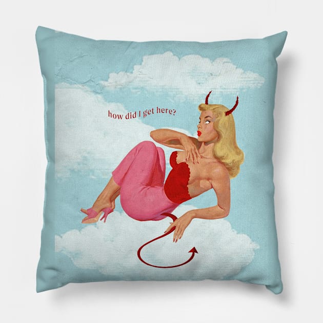 How did i get here? Pillow by Winn Prints