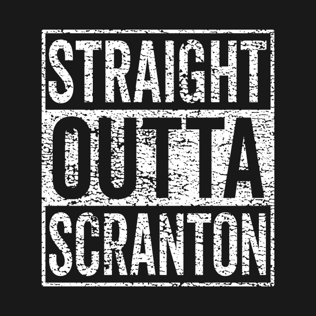 straight outta scranton vintage distressed by wallofgreat