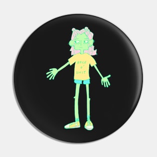 garbage girl Pin