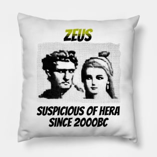 Zeus: Suspicious of Hera Since 2000BC Pillow