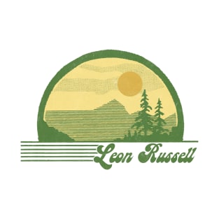 Leon Russell / Retro Style Country Fan Design T-Shirt