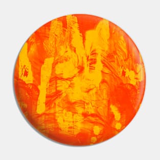 Fire grungy textured Pin