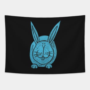 Rabbit, A Big , Fat, Blue Rabbit! Tapestry