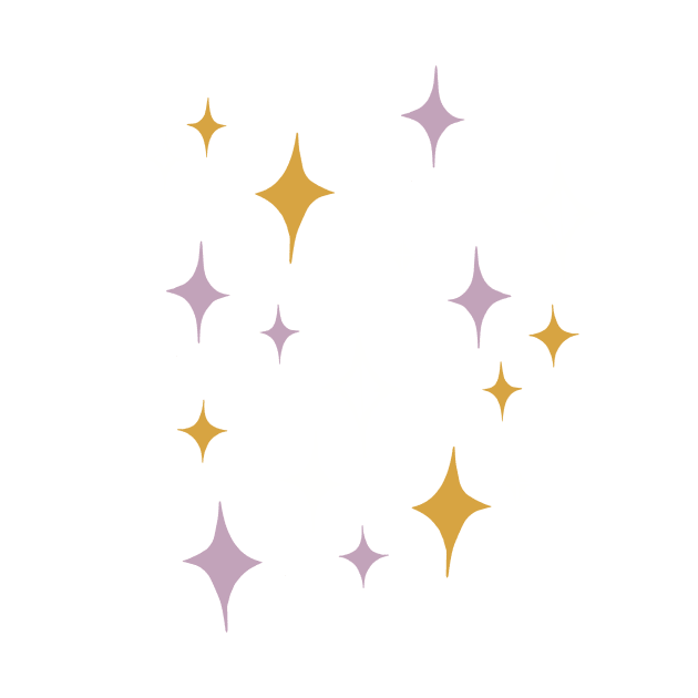 Magical Sparkles Night Pattern by Vaeya