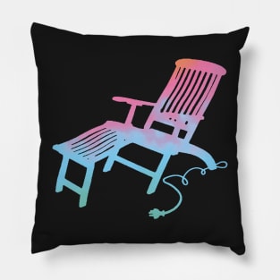 electric deckchair Pillow