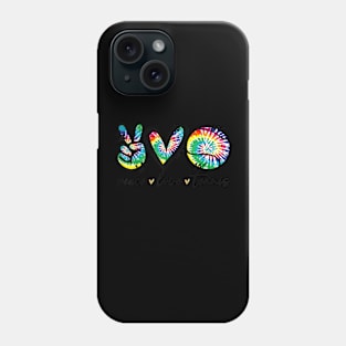 Peace Love Tennis Cute Design for men Women Teen Little Girl Phone Case