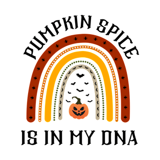 Halloween Rainbow, funny pumpkin is in My DNA, Halloween party custom, scary pumpkin spooky vibe T-Shirt