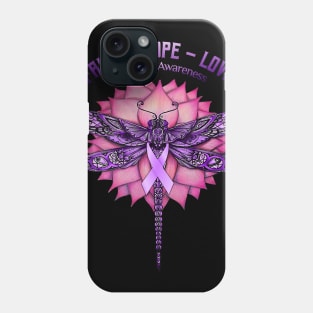 Butterfly Faith Hope Love Alzheimer Awareness Gift Phone Case