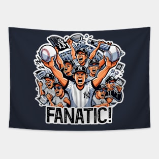 Yankees Fanatic Fans Tapestry