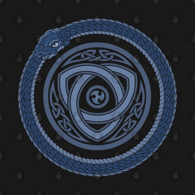 Viking Jormungandr Ouroboros Norse Pagan Serpent by Blue Pagan