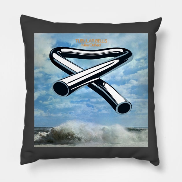 Tubular Bells Pillow by RisingAboveBedlam