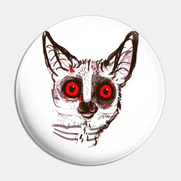 Galago Lemur Pin by belettelepink