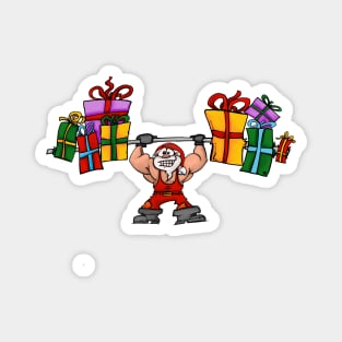 Muscle santa Magnet