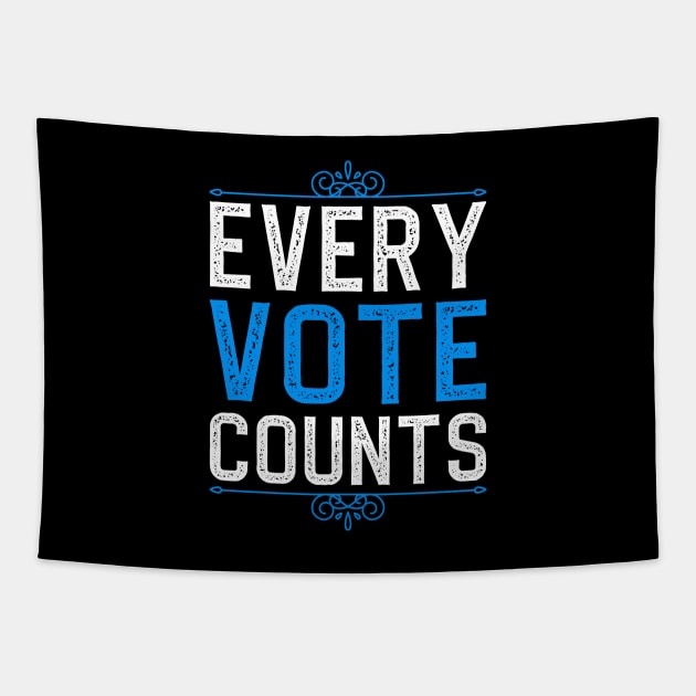 Every Vote Counts Tapestry by DragonTees