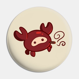 Spy Crab Pin