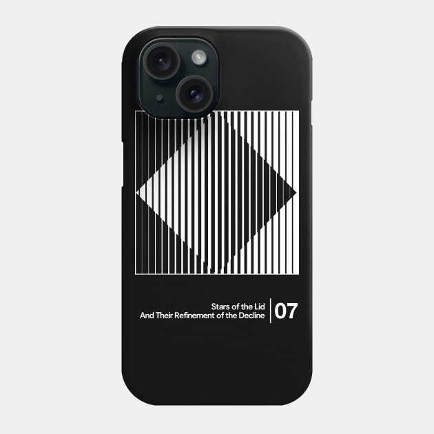 Stars of the Lid - Minimalist Graphic Design Artwork Phone Case by saudade