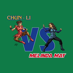 Chun Li VS Melinda May T-Shirt