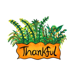 Thankful Plant Bucket T-Shirt