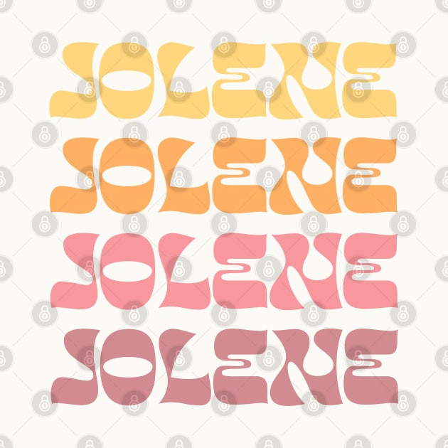 Jolene - Retro Dolly Parton Lyrics Design by DankFutura