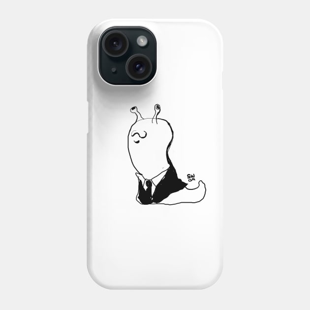 Slug Business Man Phone Case by CoolCharacters