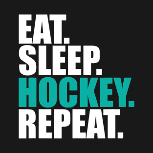 Eat Sleep Hockey Repeat T-Shirt