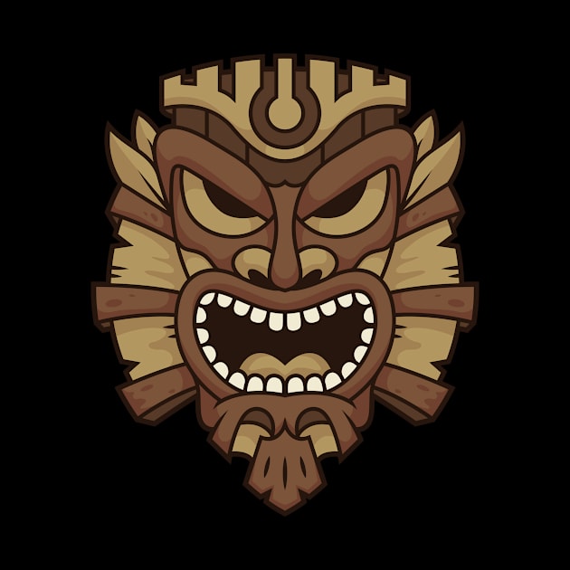 Tiki Head by ePixels