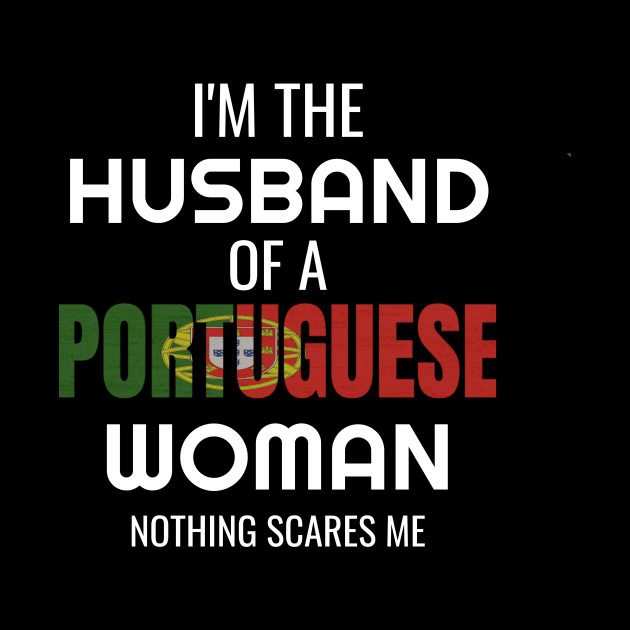 Mens Funny Portuguese design - Gift For Husband Of Portuguese Wife by Blue Zebra