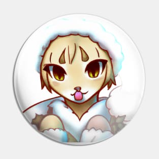 Cute Cougar Drawing Pin