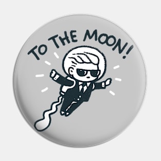 To the Moon Pin