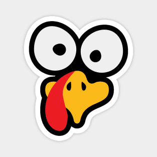 Thanksgiving Turkey Face Magnet