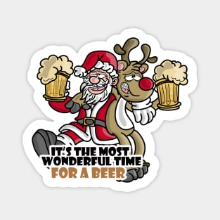 The most wonderful time for a beer! Magnet