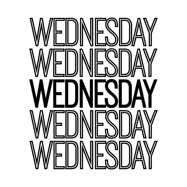 Weekdays: Wednesday by artsylab