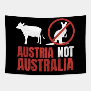 Funny Pun Austria Not Australia Tapestry