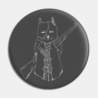 Cat Assassin / Mercenary Pin