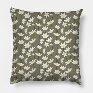 Anemone – Olive Pillow