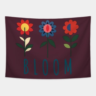 Abstract flower tee Tapestry