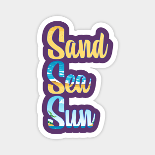 Sand Sea Sun Magnet