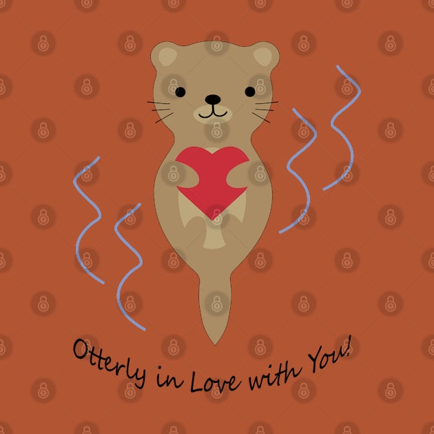 Otterly in Love with You Otter by Hedgie Designs