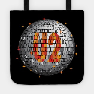 U2 Disco Ball | Orange Tote