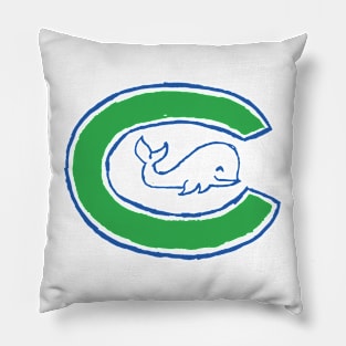 Connecticut Whaleeee Pillow