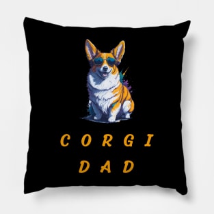 corgi dad Pillow