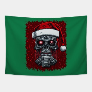 Robo-Zombie Santa Tapestry