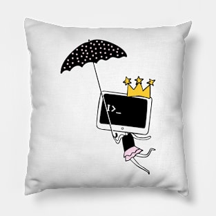 Coder shirt princess Pillow